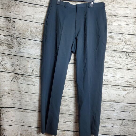 Haband Executive Division Black Pants Size 38M - Picture 1 of 6